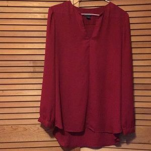 Deep pink light tunic.